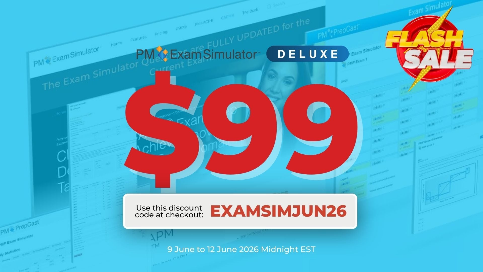 The PM PrepCast PMP Exam Simulator Deluxe