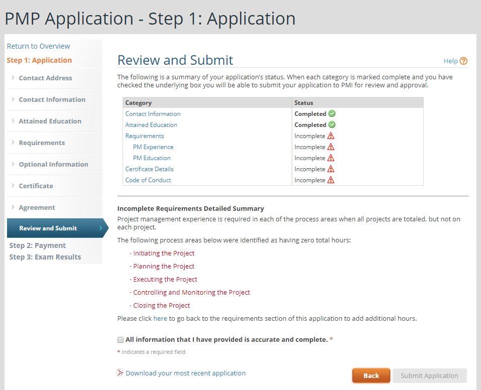 PMP Application Example