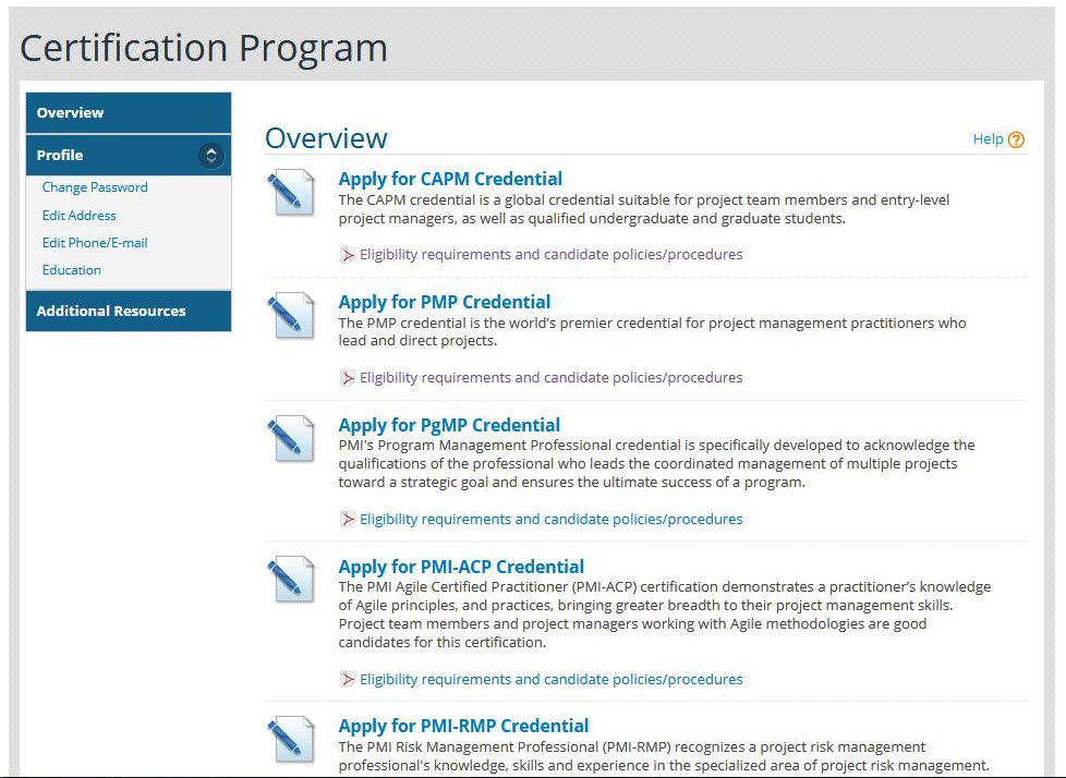 PMP Exam Preparation