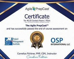 PrepCast Certificate