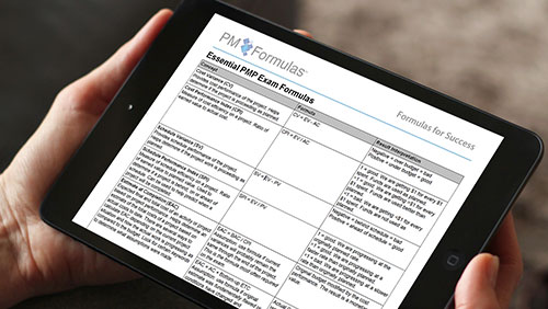 The PMP Formulas