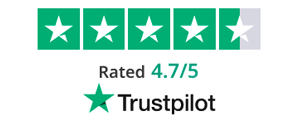 Trustpilot badge showcasing customer reviews and ratings for Project Management PrepCast